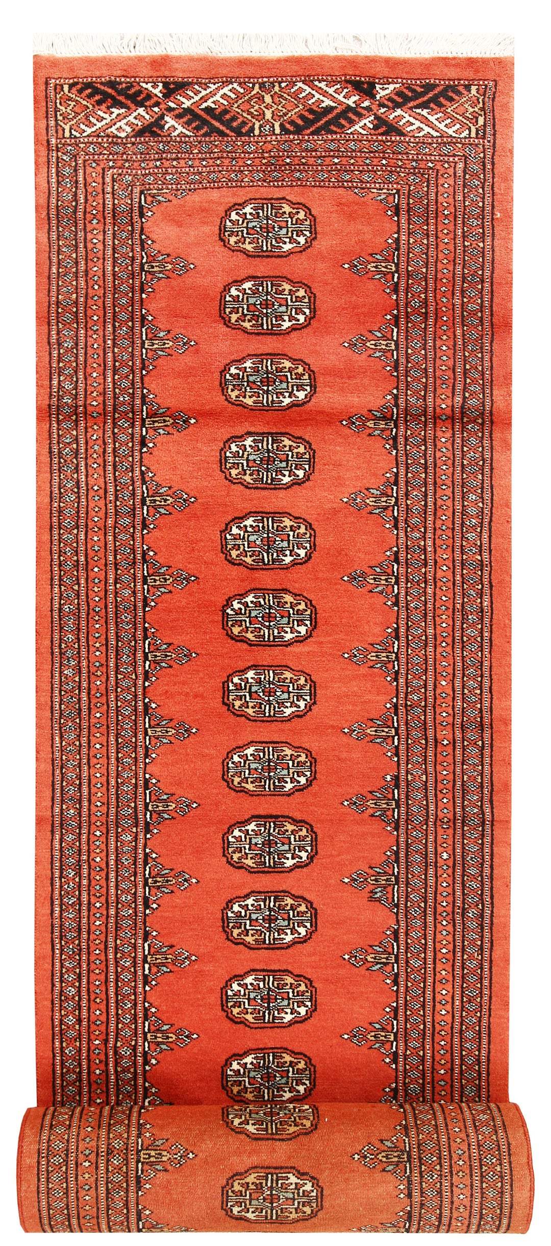 Tomato Bokhara 2' 6 x 16' - No. 60102 - ALRUG Rug Store
