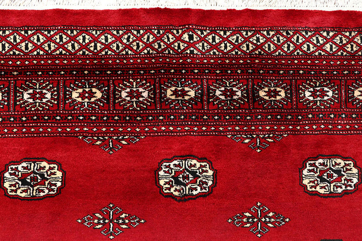 Crimson Bokhara 6' 1 x 9' 3 - No. 60103 - ALRUG Rug Store