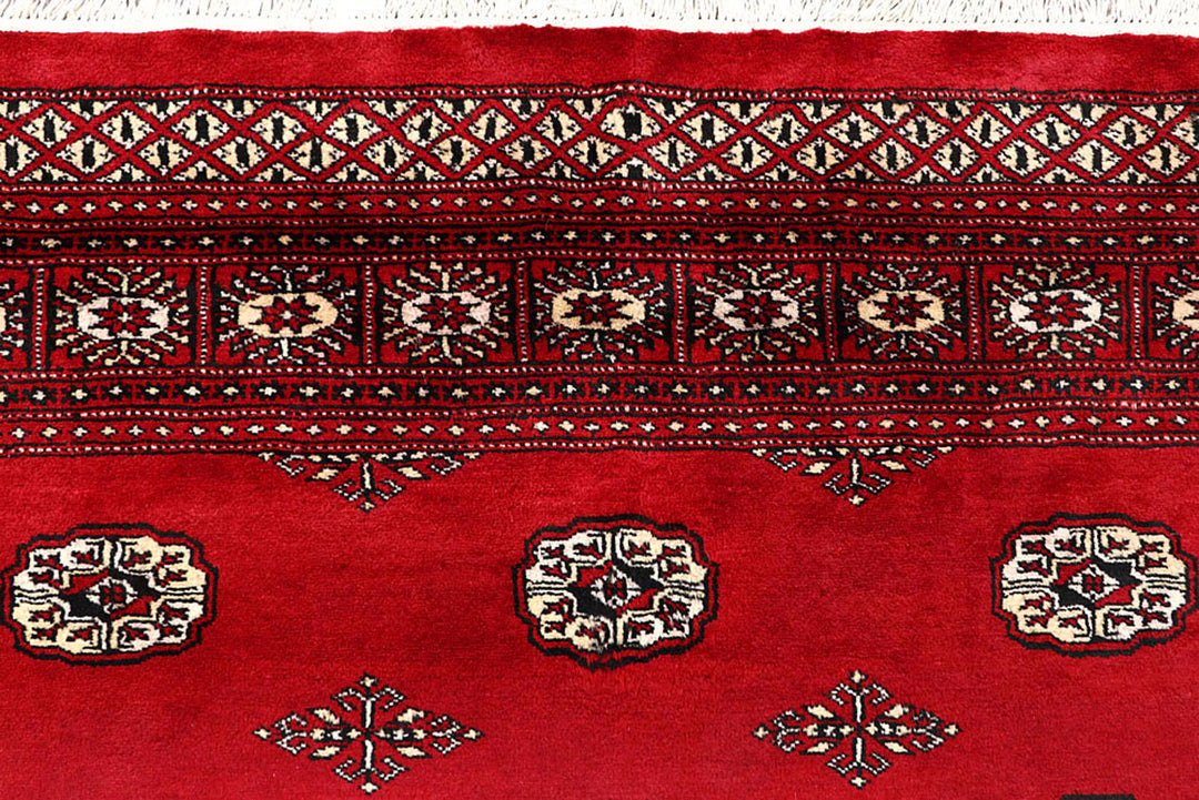 Crimson Bokhara 6'  1" x 9'  3" - No. QA88043