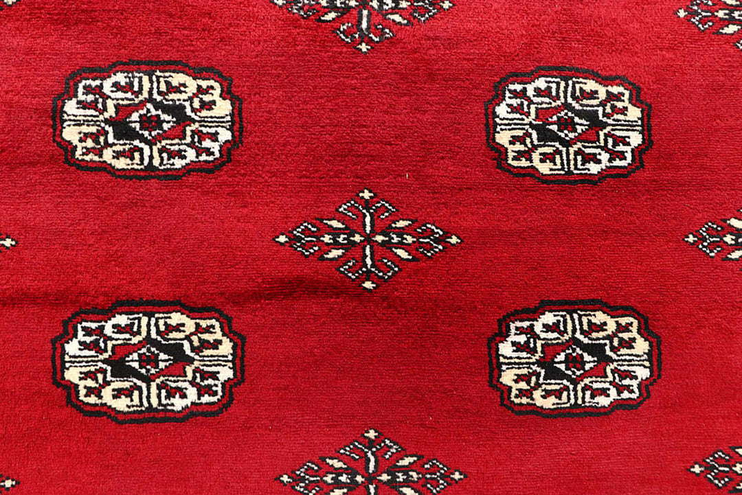 Crimson Bokhara 6'  1" x 9'  3" - No. QA88043
