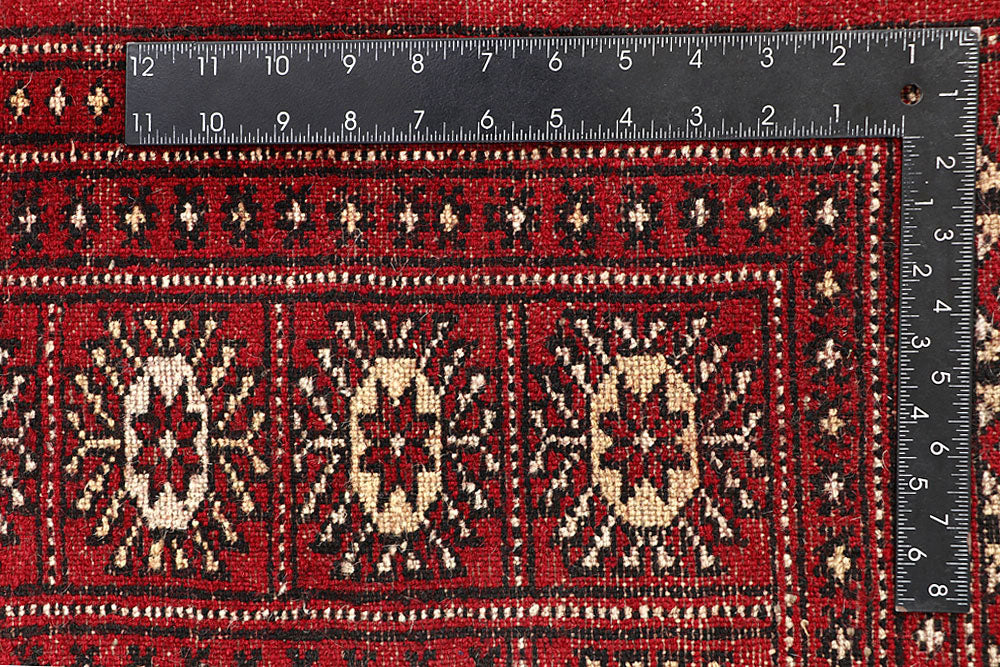 Crimson Bokhara 6' 1 x 9' 3 - No. 60103 - ALRUG Rug Store