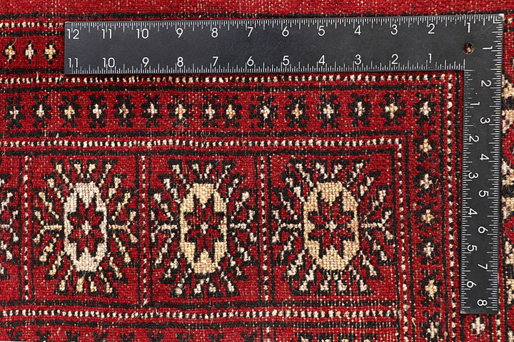 Crimson Bokhara 6' 1 x 9' 3 - No. 60103 - ALRUG Rug Store