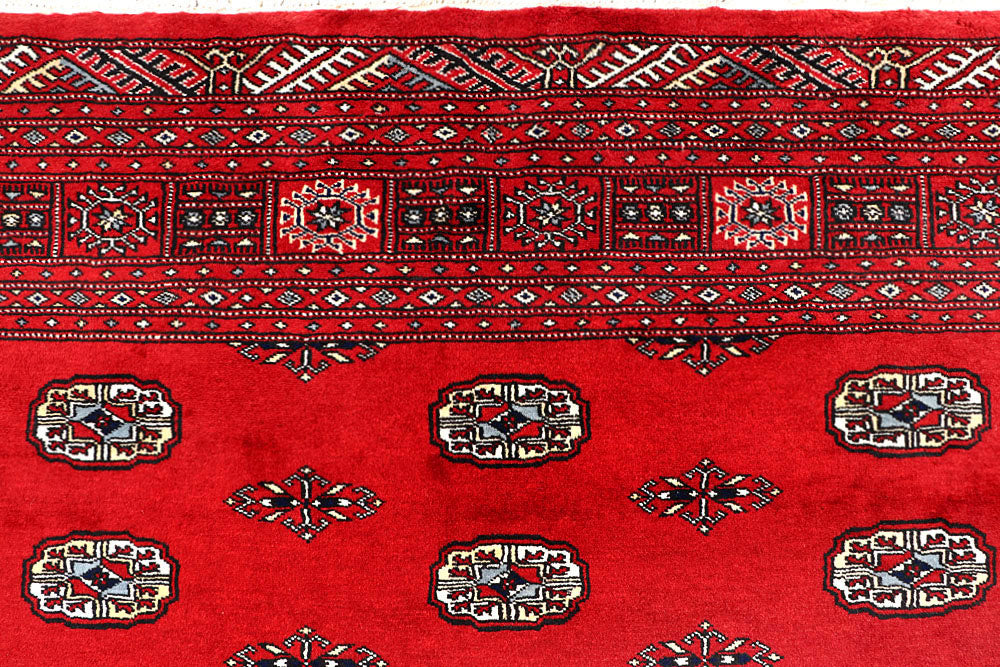 Red Bokhara 6' 3 x 9' 2 - No. 60105 - ALRUG Rug Store