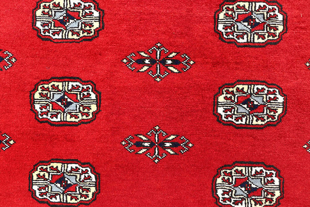 Red Bokhara 6' 3 x 9' 2 - No. 60105 - ALRUG Rug Store