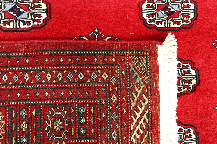 Red Bokhara 6' 3 x 9' 2 - No. 60105 - ALRUG Rug Store