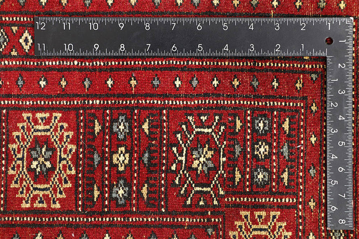 Red Bokhara 6' 3 x 9' 2 - No. 60105 - ALRUG Rug Store