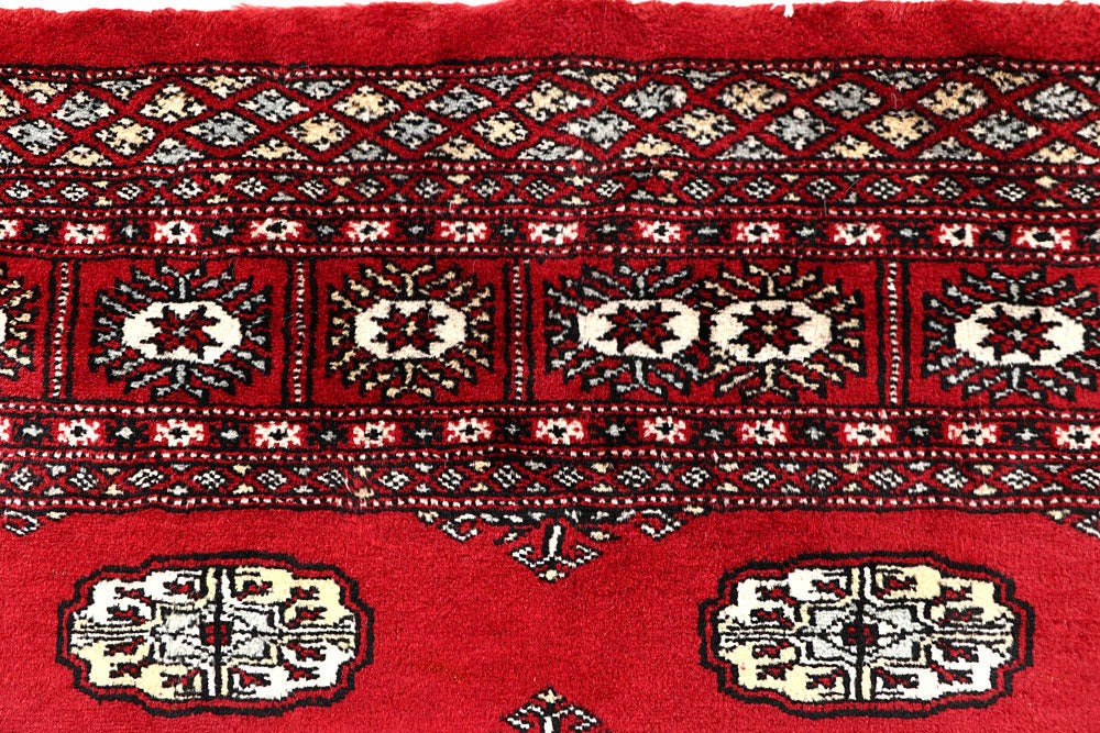 Red Bokhara 5' 11 x 8' 2 - No. 60106 - ALRUG Rug Store