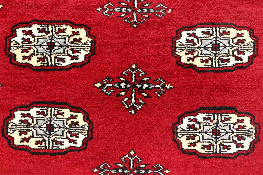 Red Bokhara 5' 11 x 8' 2 - No. 60106 - ALRUG Rug Store