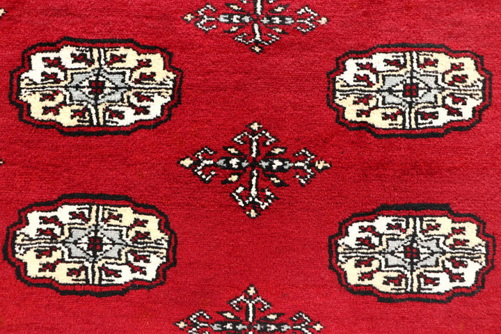 Red Bokhara 5' 11 x 8' 2 - No. 60106 - ALRUG Rug Store