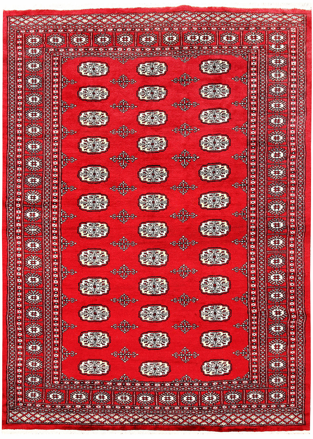 Red Bokhara 5' 11 x 8' 2 - No. 60106 - ALRUG Rug Store