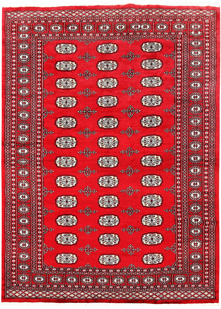 Red Bokhara 5' 11 x 8' 2 - No. 60106 - ALRUG Rug Store