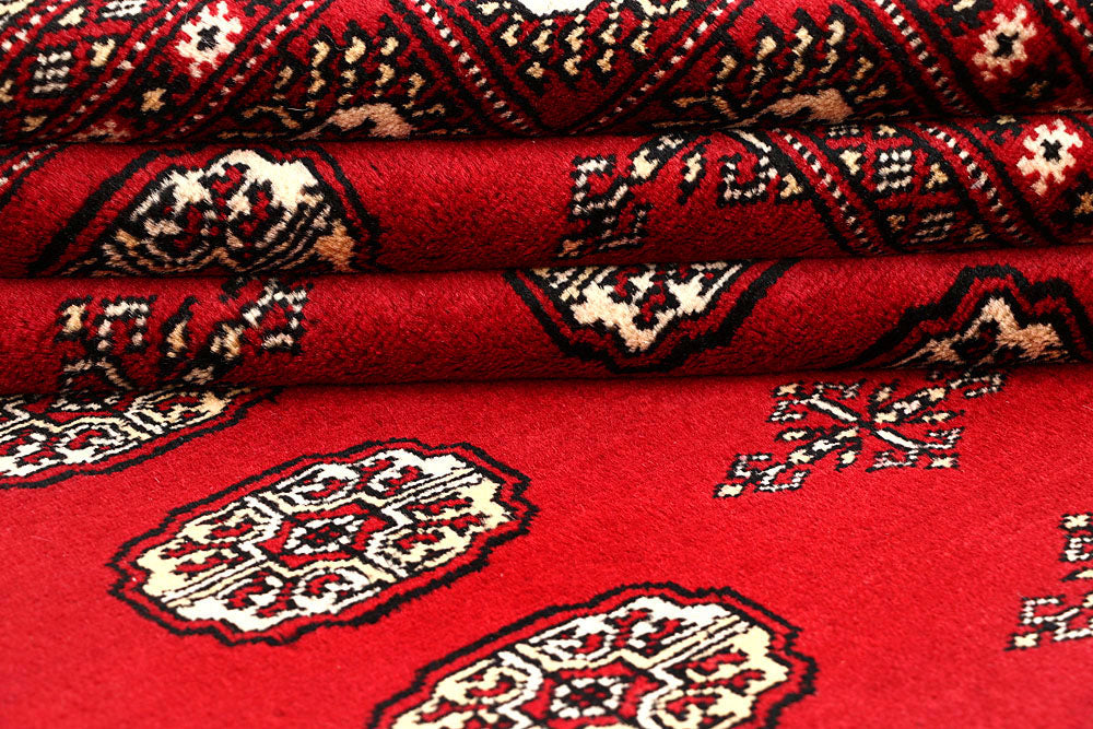 Red Bokhara 6' x 8' 4 - No. 60108 - ALRUG Rug Store