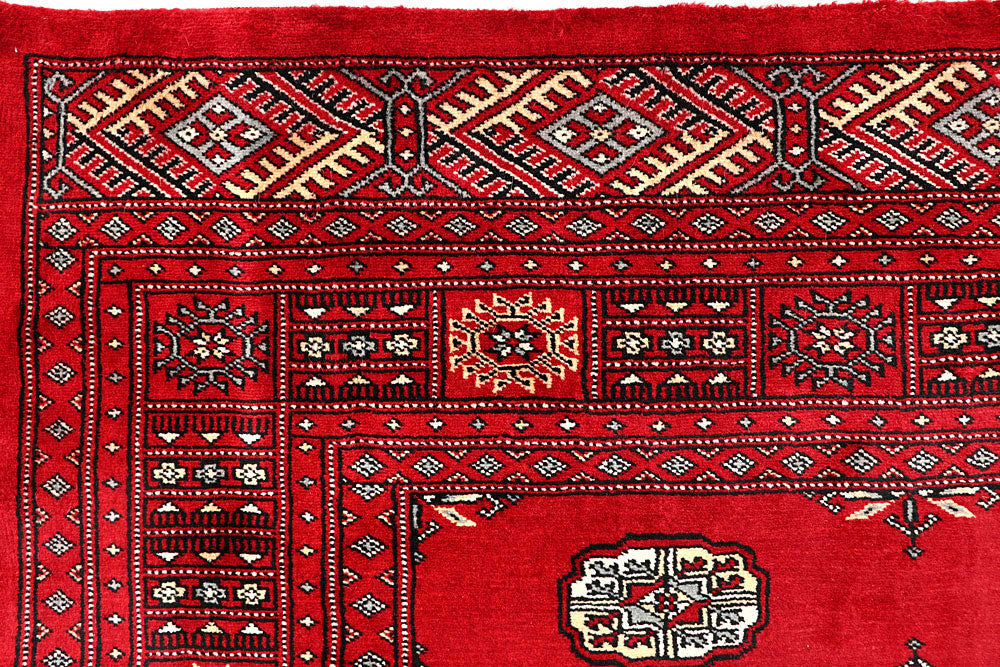 Red Bokhara 5' 11 x 8' 9 - No. 60110 - ALRUG Rug Store