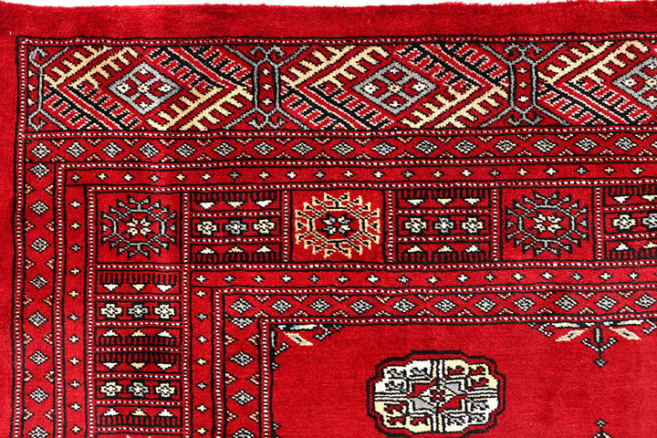 Red Bokhara 5' 11 x 8' 9 - No. 60110 - ALRUG Rug Store