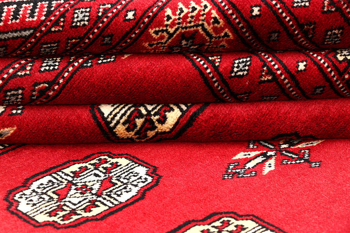 Red Bokhara 5' 11 x 8' 9 - No. 60110 - ALRUG Rug Store