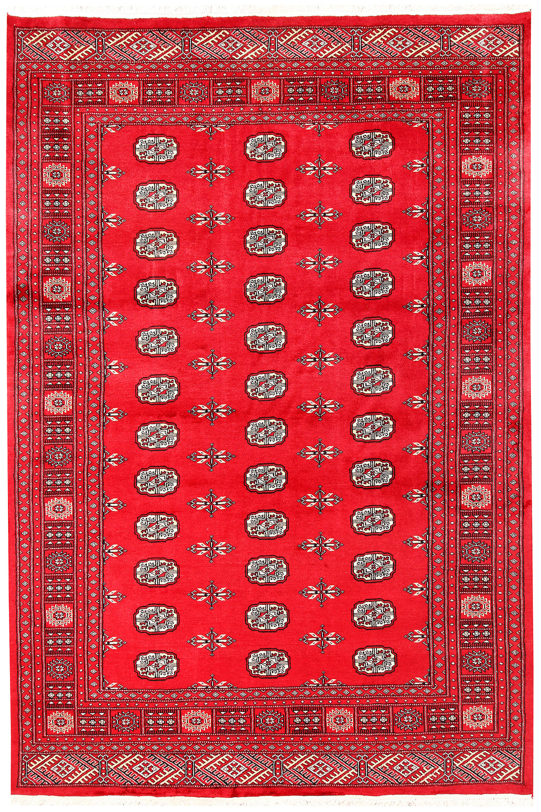 Red Bokhara 5' 11 x 8' 9 - No. 60110 - ALRUG Rug Store