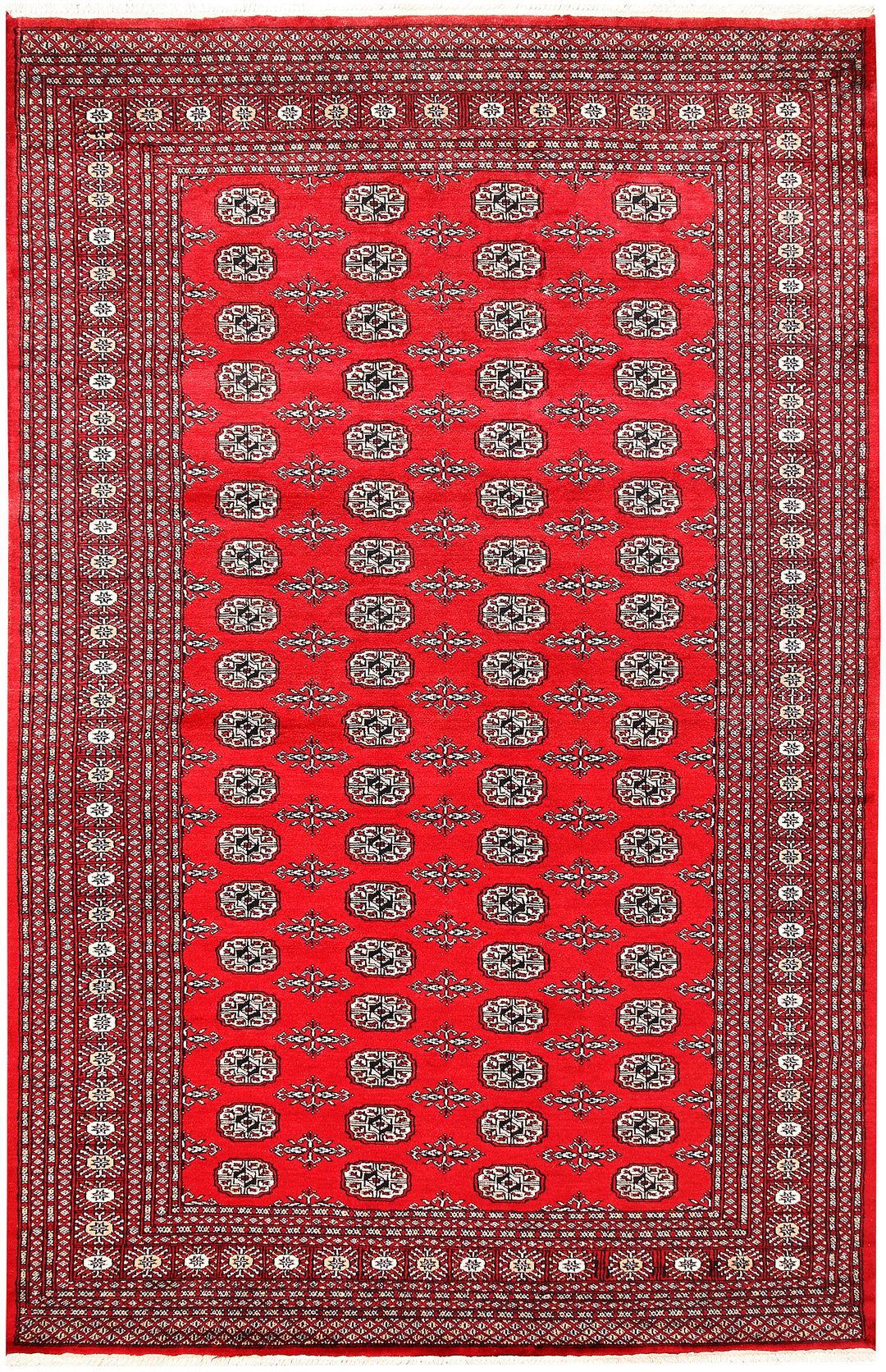 Red Bokhara 6' x 9' 3 - No. 60111 - ALRUG Rug Store