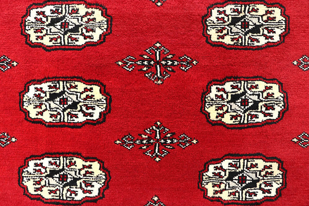 Red Bokhara 5' 11 x 8' 10 - No. 60112 - ALRUG Rug Store