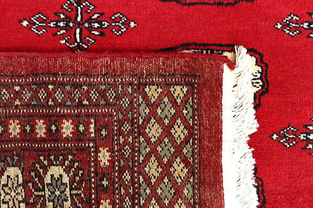 Red Bokhara 5' 11 x 8' 10 - No. 60112 - ALRUG Rug Store