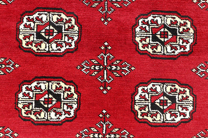 Red Bokhara 6' 1 x 9' 7 - No. 60113 - ALRUG Rug Store