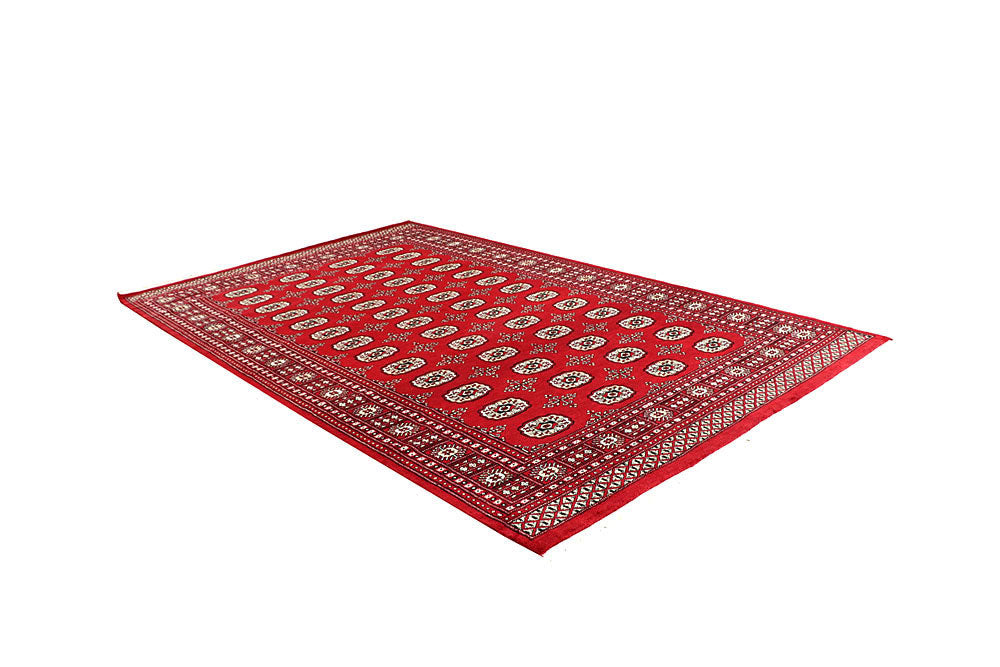 Red Bokhara 6' 1 x 9' 7 - No. 60113 - ALRUG Rug Store