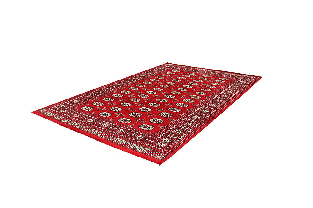 Red Bokhara 6' 1 x 9' 7 - No. 60113 - ALRUG Rug Store