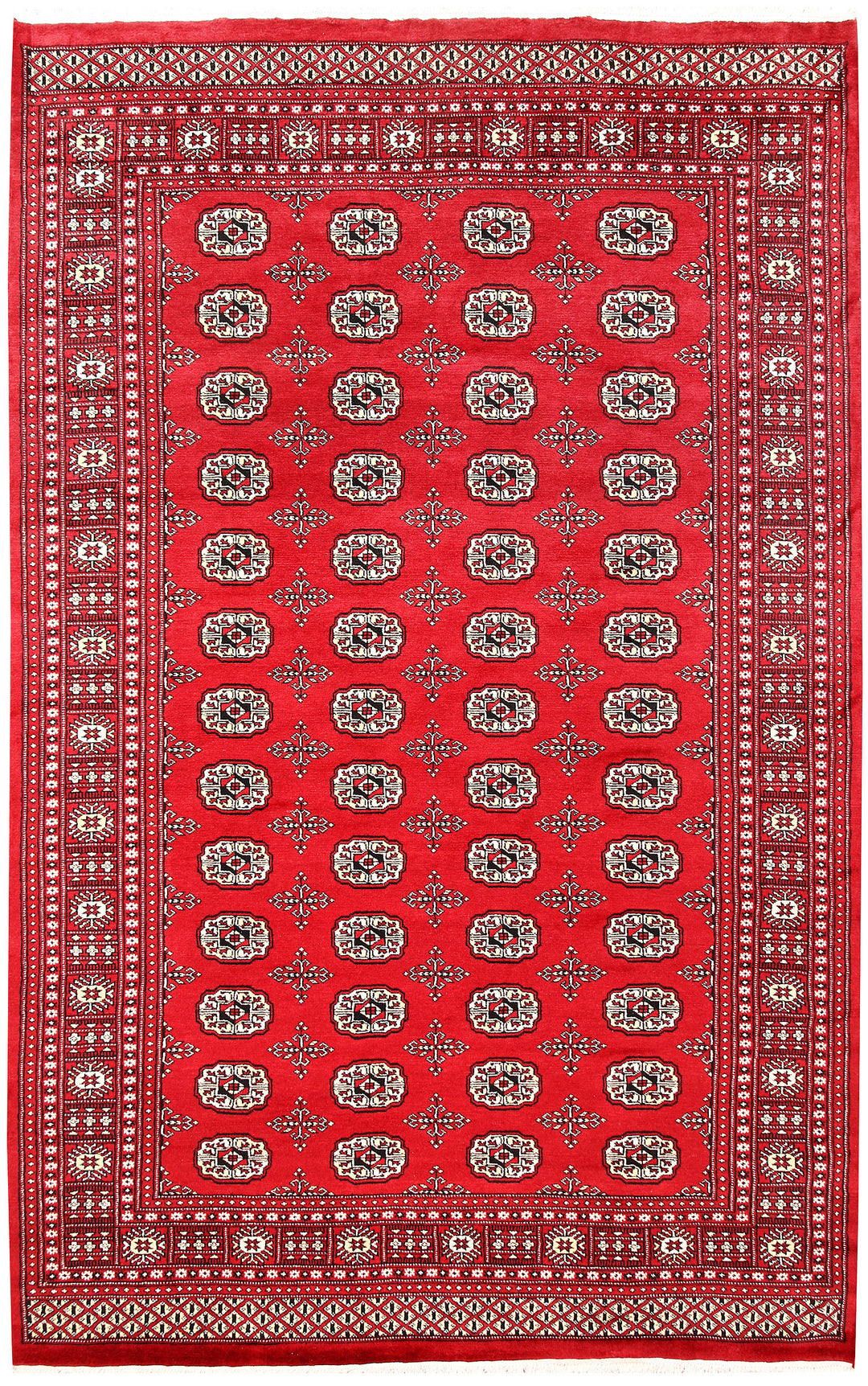 Red Bokhara 6' 1 x 9' 7 - No. 60113 - ALRUG Rug Store