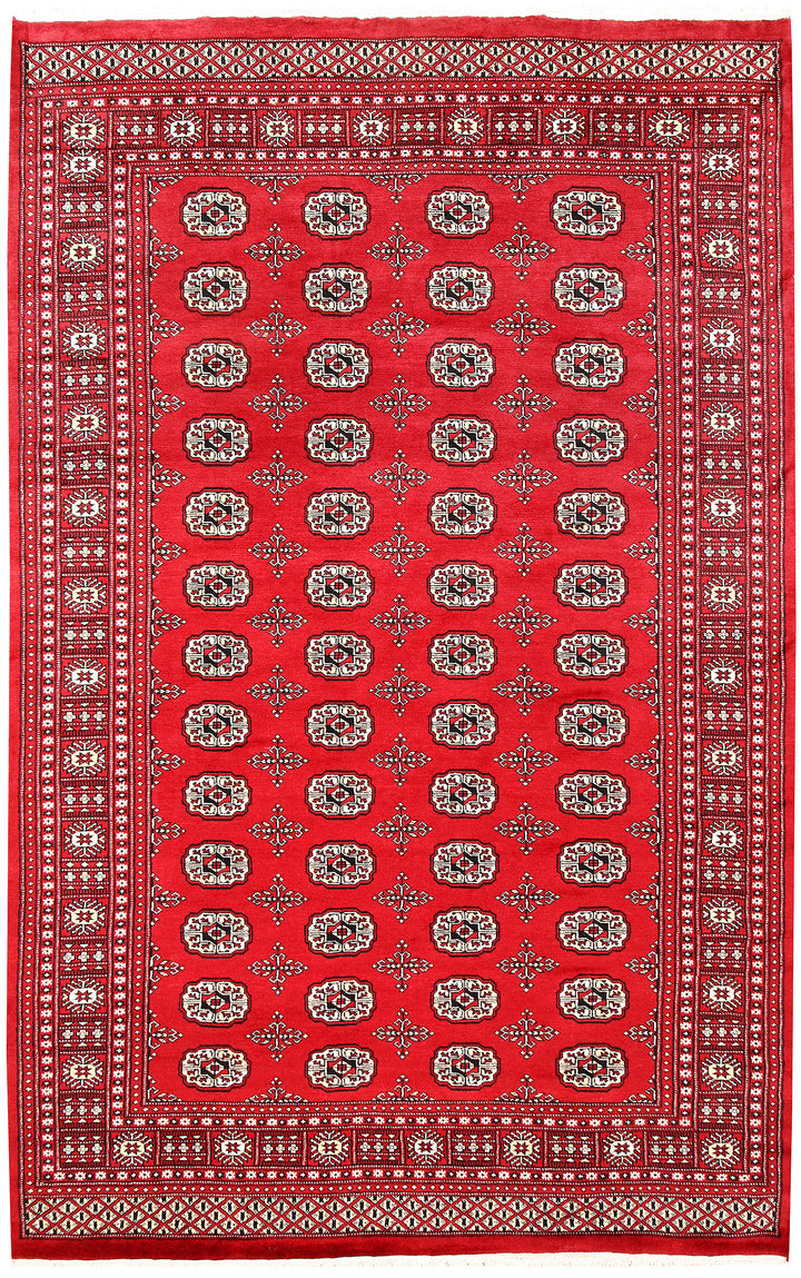 Red Bokhara 6' 1 x 9' 7 - No. 60113 - ALRUG Rug Store
