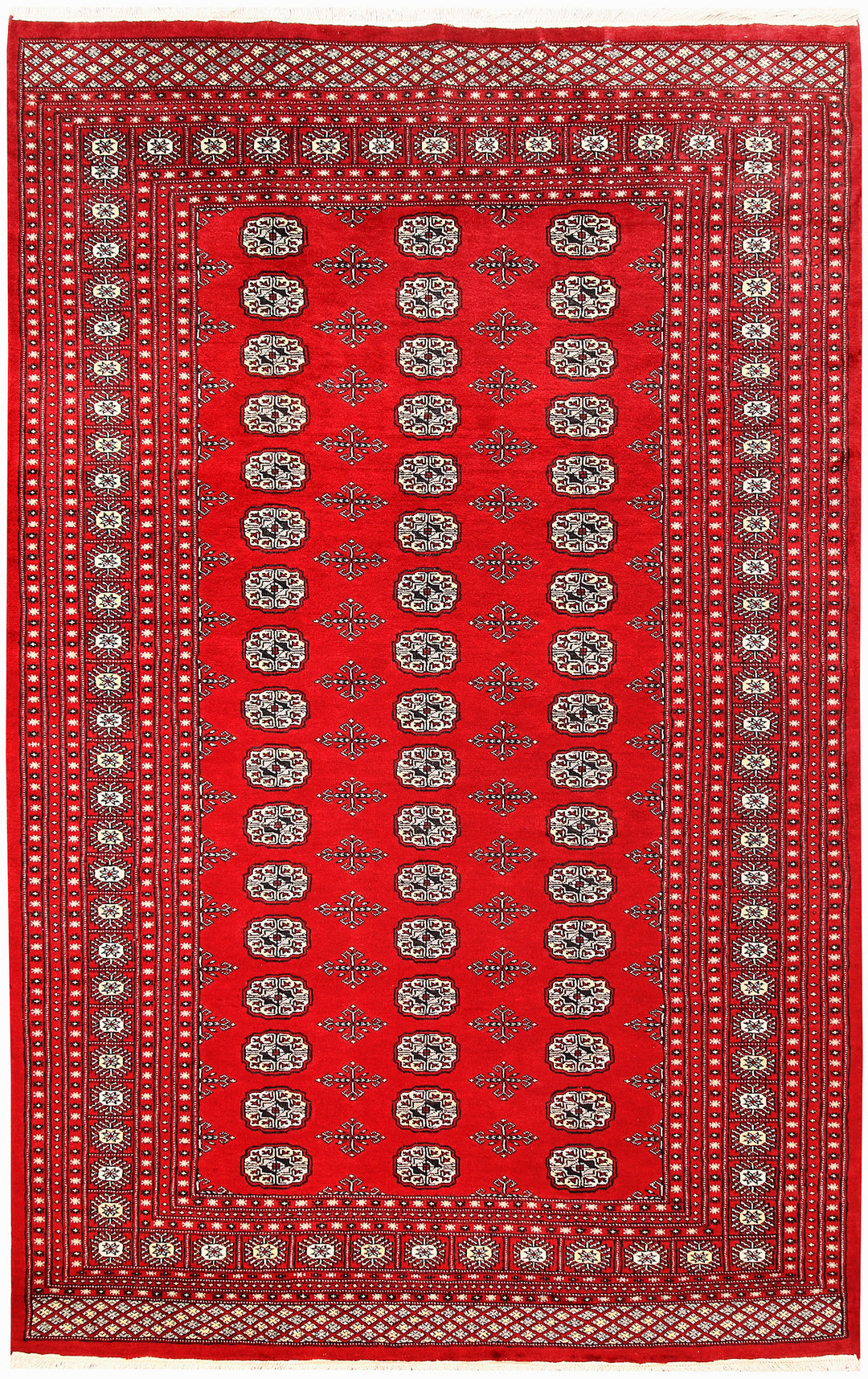 Red Bokhara 6' 1 x 9' 6 - No. 60114 - ALRUG Rug Store