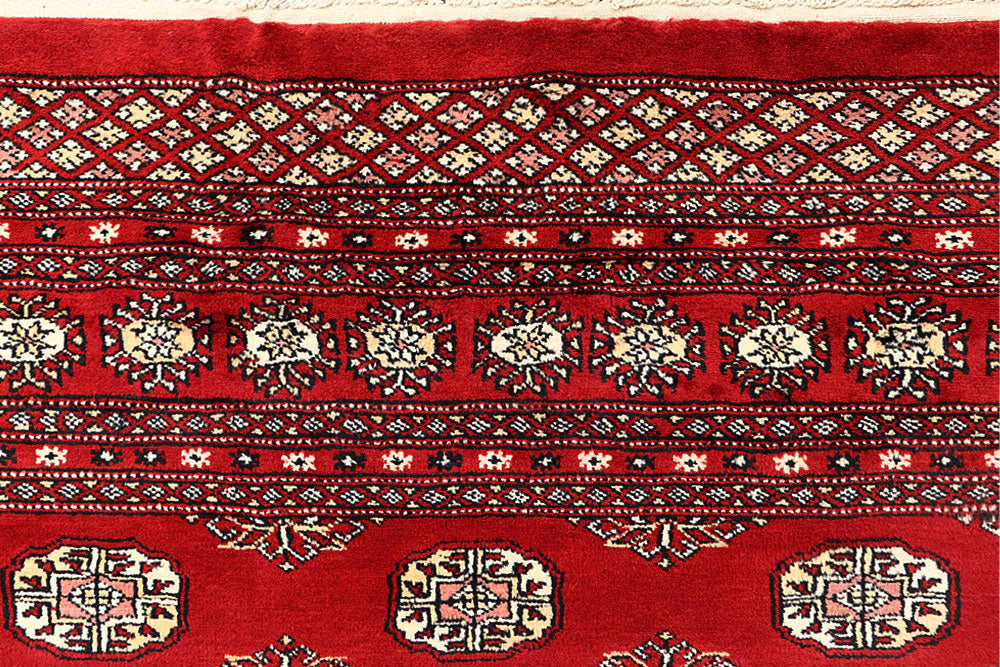 Red Bokhara 6' 7 x 9' 1 - No. 60115 - ALRUG Rug Store