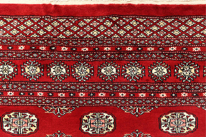 Red Bokhara 6' 7 x 9' 1 - No. 60115 - ALRUG Rug Store