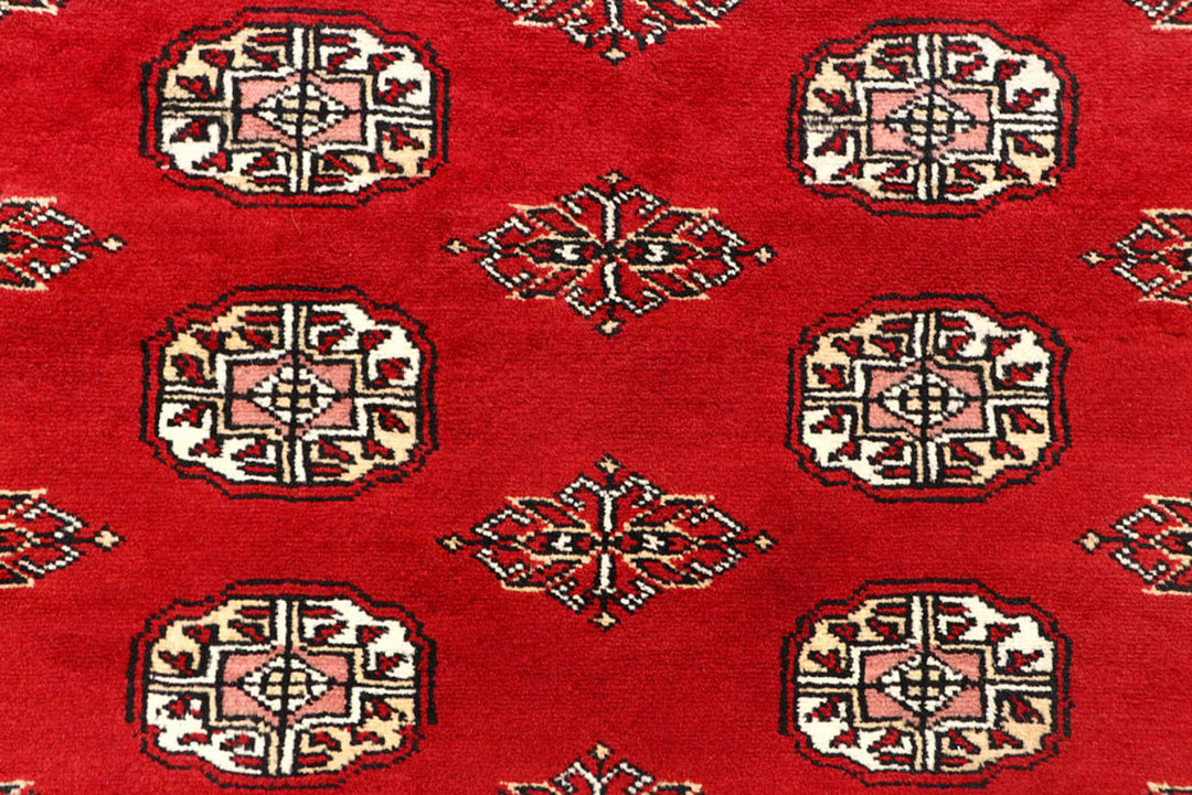 Red Bokhara 6'  7" x 9'  1" - No. QA14503