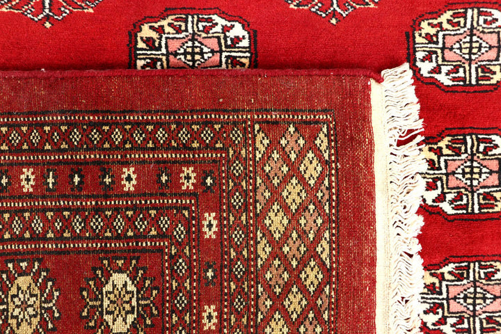Red Bokhara 6' 7 x 9' 1 - No. 60115 - ALRUG Rug Store