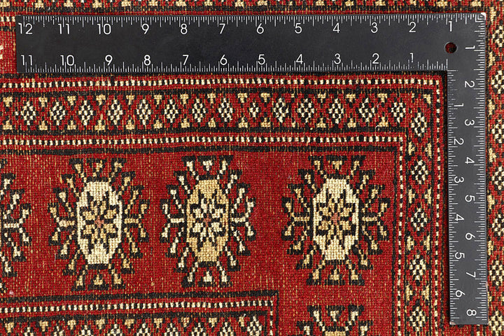 Red Bokhara 6' 7 x 9' 1 - No. 60115 - ALRUG Rug Store