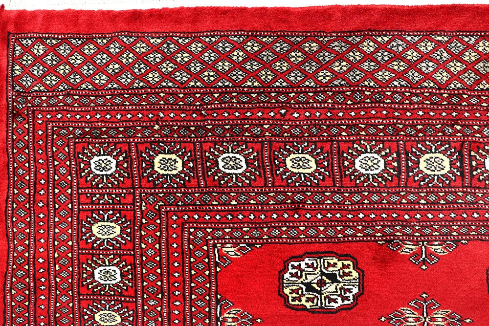 Red Bokhara 6' 3 x 8' 10 - No. 60117 - ALRUG Rug Store
