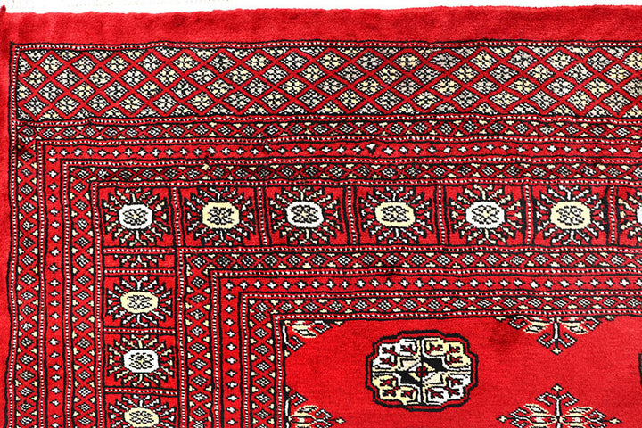 Red Bokhara 6'  3" x 8'  10" - No. QA60703