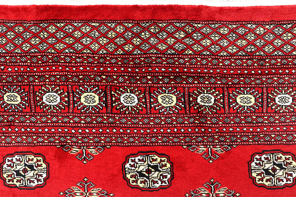 Red Bokhara 6' 3 x 8' 10 - No. 60117 - ALRUG Rug Store