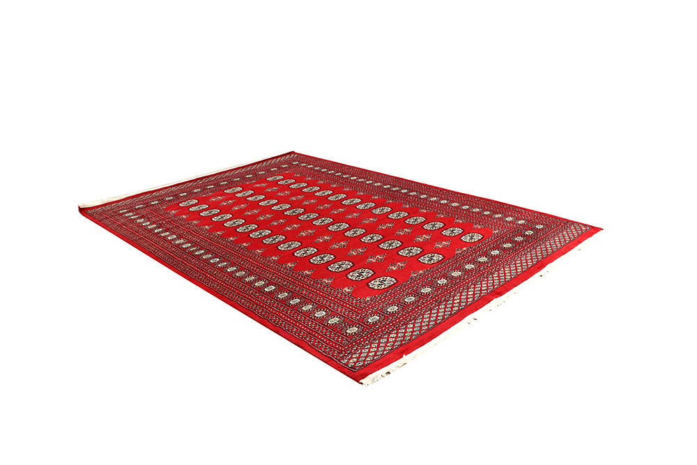 Red Bokhara 6' 3 x 8' 10 - No. 60117 - ALRUG Rug Store