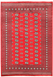 Red Bokhara 6' 3 x 8' 10 - No. 60117 - ALRUG Rug Store