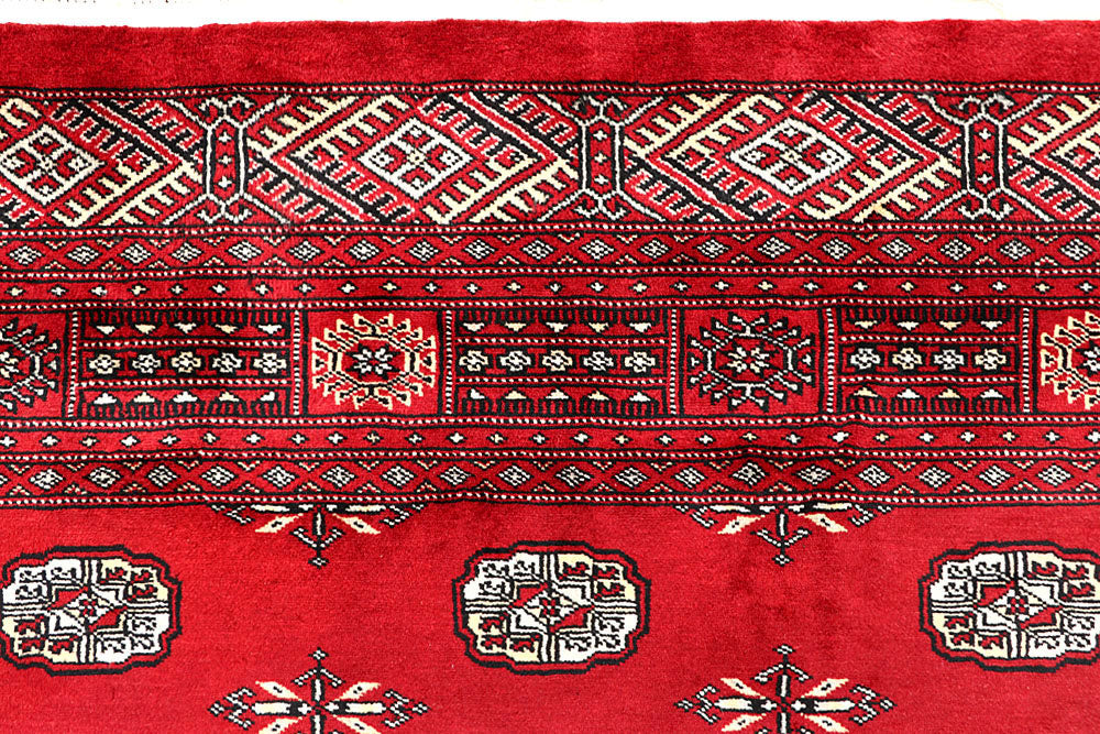 Red Bokhara 5' 11 x 9' 1 - No. 60118 - ALRUG Rug Store