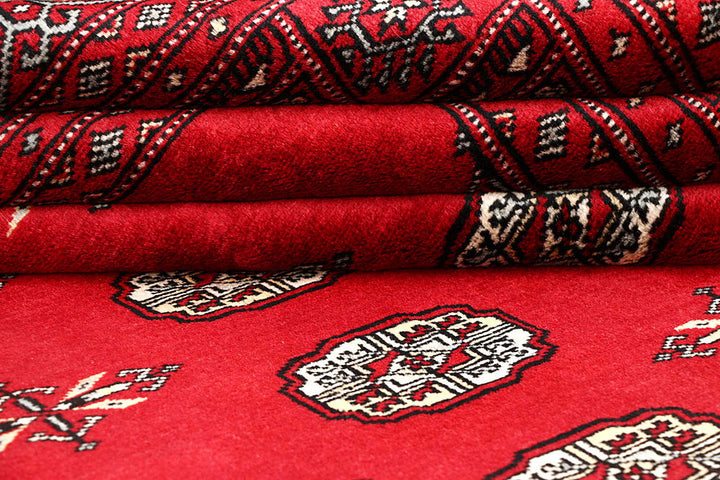 Red Bokhara 5' 11 x 9' 1 - No. 60118 - ALRUG Rug Store
