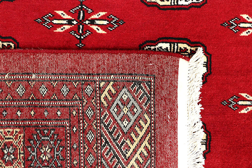Red Bokhara 5' 11 x 9' 1 - No. 60118 - ALRUG Rug Store