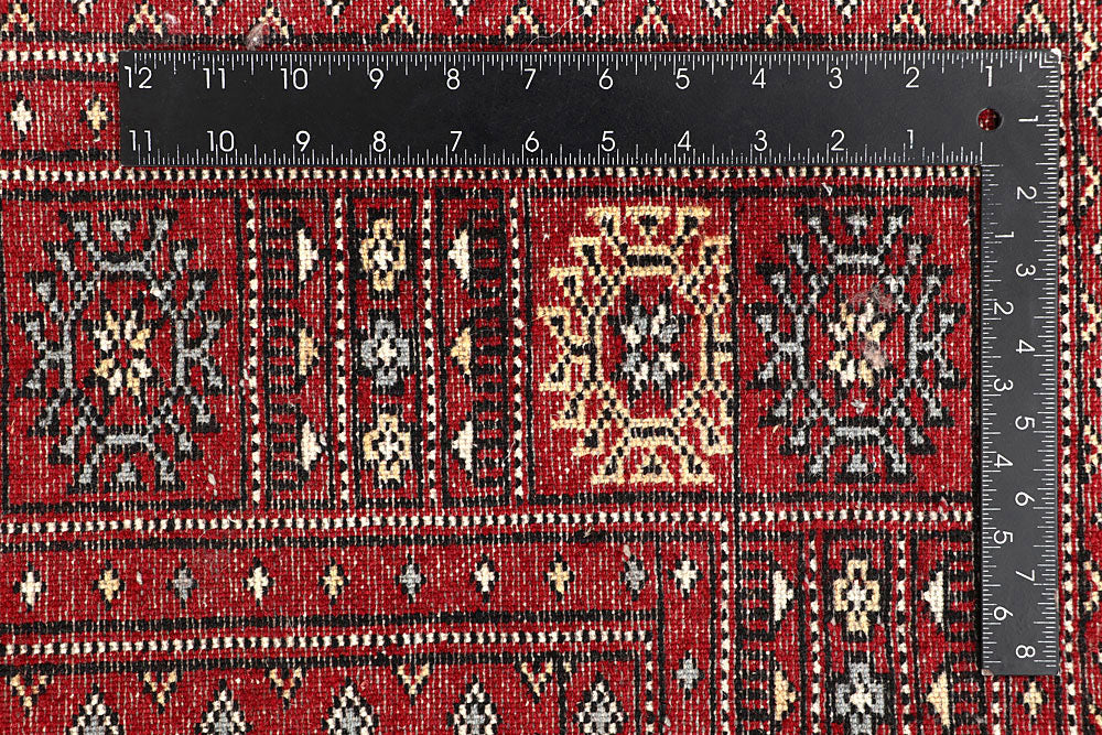 Red Bokhara 5' 11 x 9' 1 - No. 60118 - ALRUG Rug Store