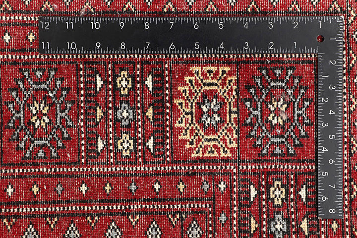 Red Bokhara 5' 11 x 9' 1 - No. 60118 - ALRUG Rug Store