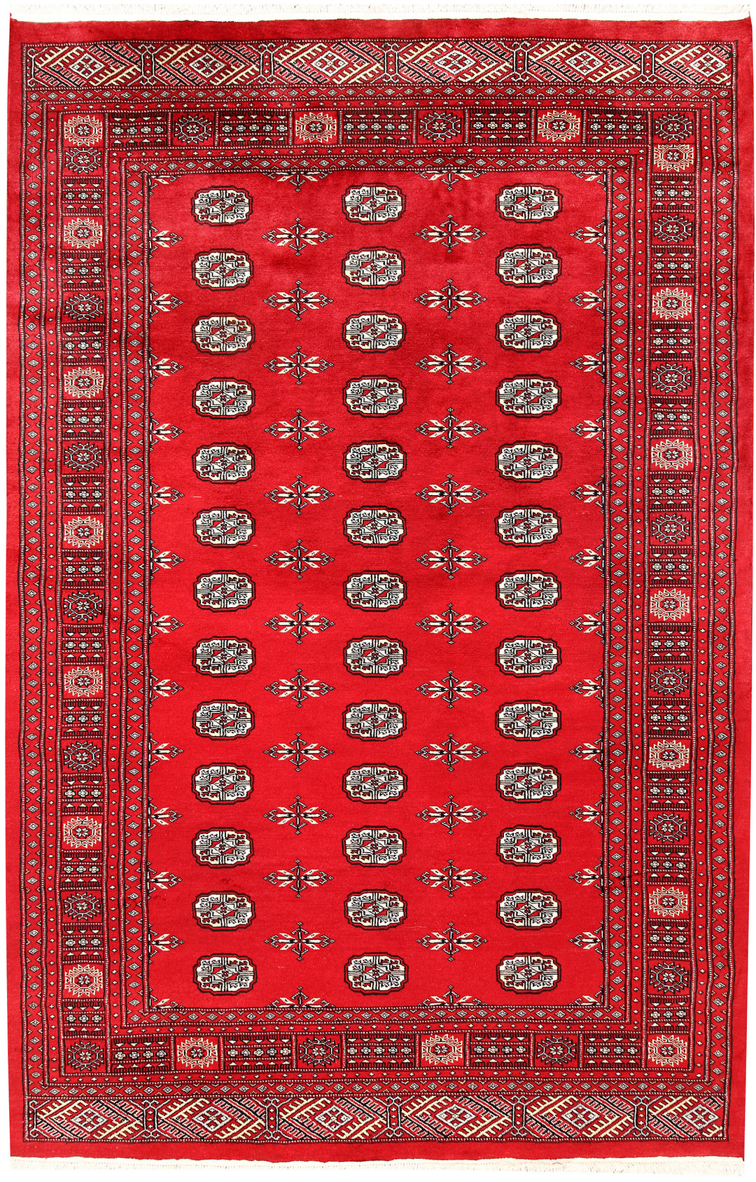 Red Bokhara 5' 11 x 9' 1 - No. 60118 - ALRUG Rug Store