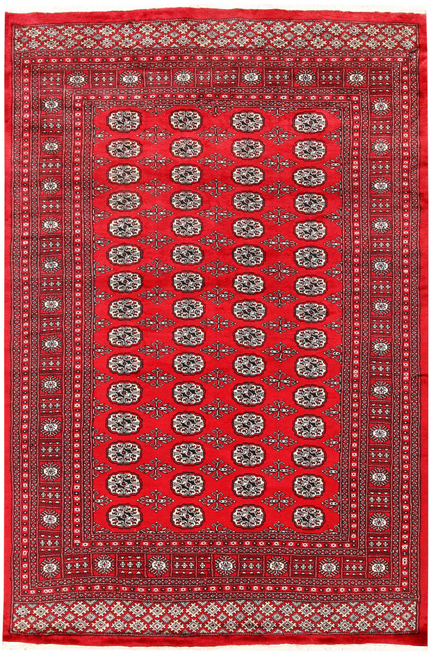 Red Bokhara 6' 1 x 9' 2 - No. 60119 - ALRUG Rug Store