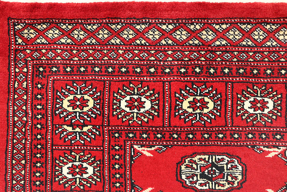 Red Bokhara 6' 2 x 9' 1 - No. 60120 - ALRUG Rug Store