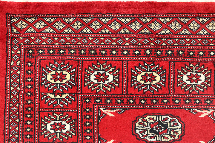 Red Bokhara 6' 2 x 9' 1 - No. 60120 - ALRUG Rug Store