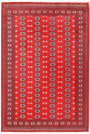 Red Bokhara 6'  2" x 9'  1" - No. QA95325