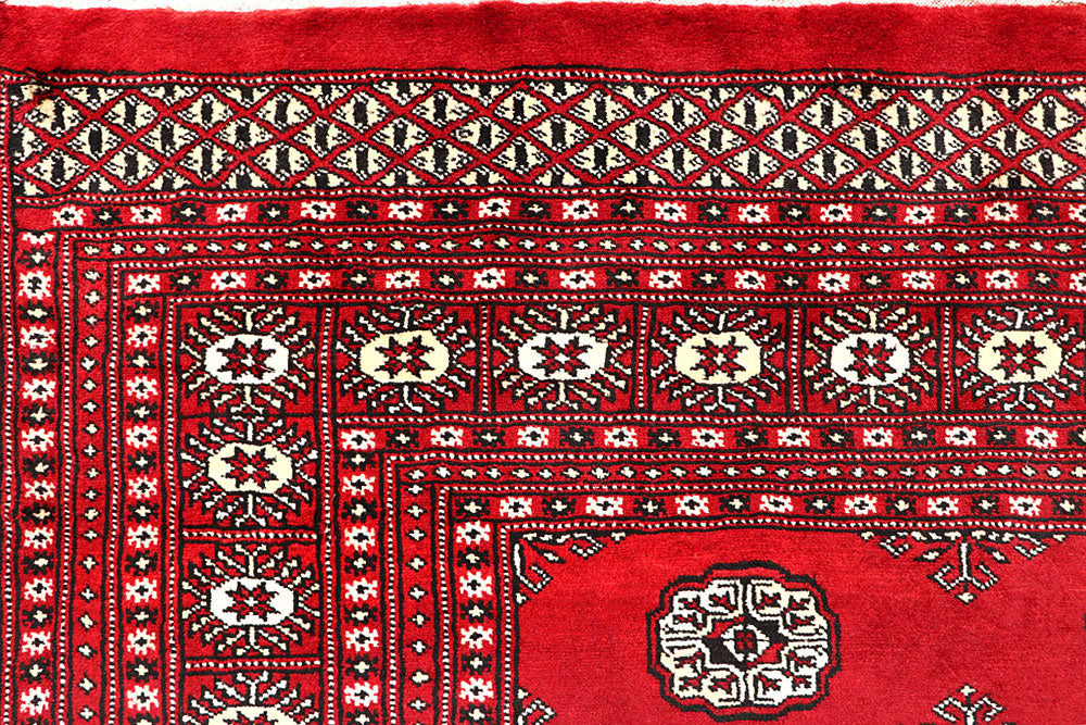 Red Bokhara 6' 1 x 8' 10 - No. 60121 - ALRUG Rug Store